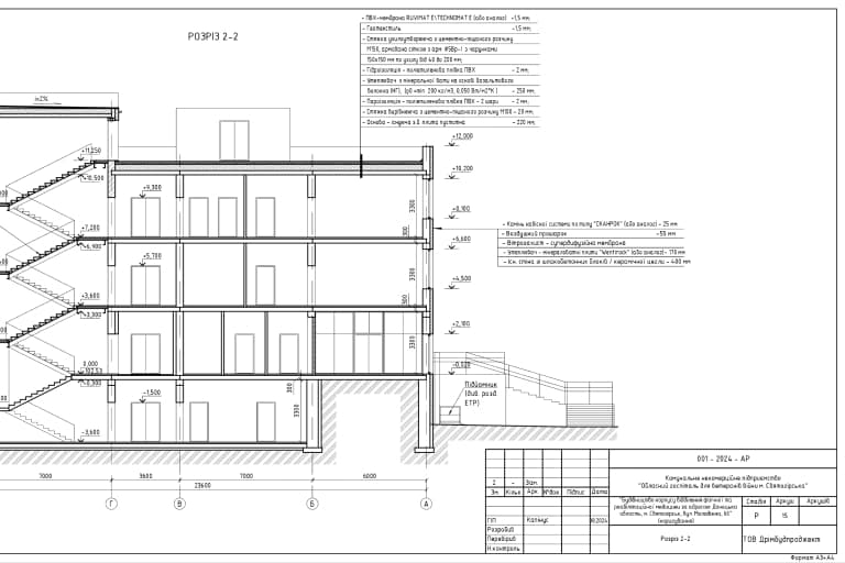 Відновлення будівель після обстрілів - м. Святогірська